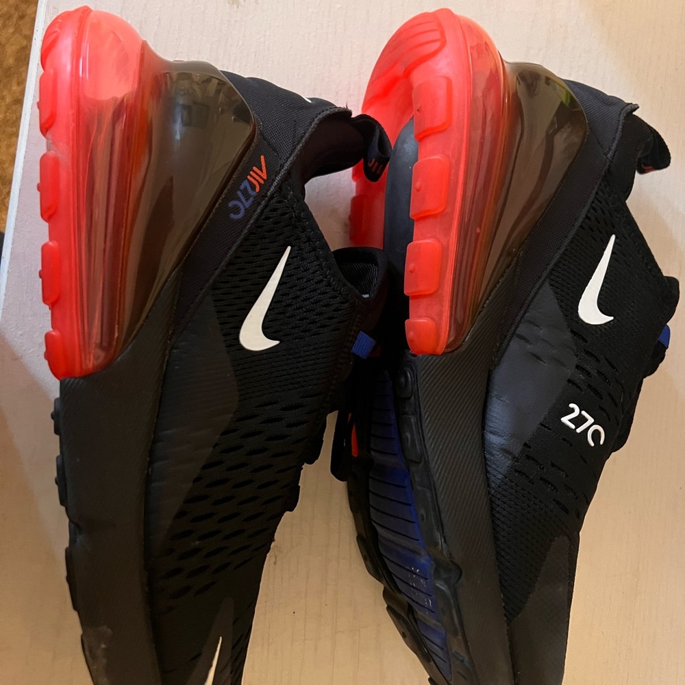 Nike Air Max 270 Black with Red Soles